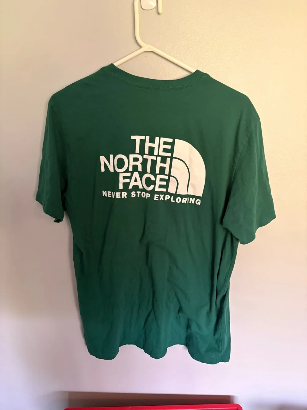 The North Face Men’s Green Tee with White Logo